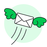E-Mail verschickt